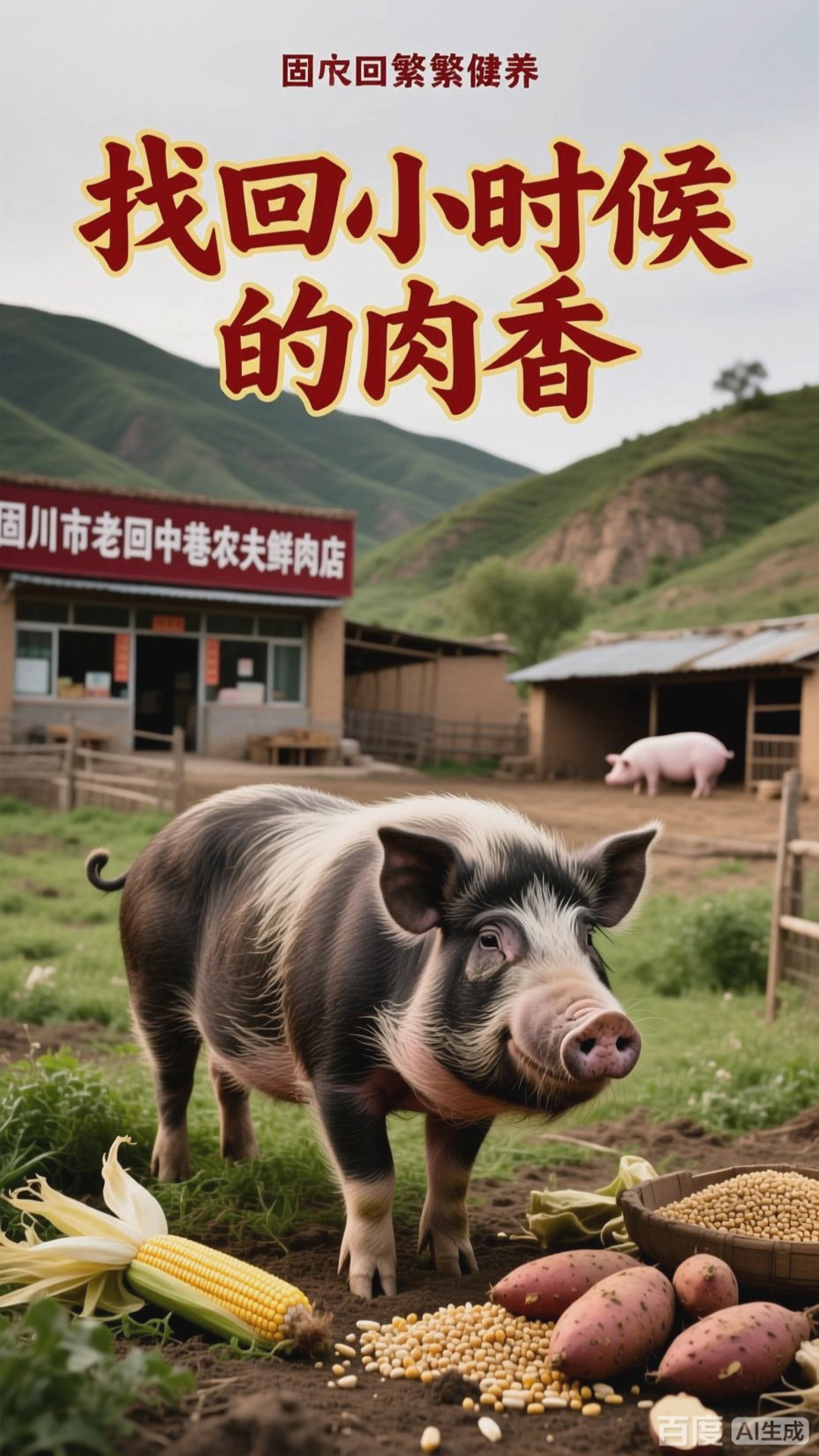 宁夏固原市老回中巷农夫鲜肉店