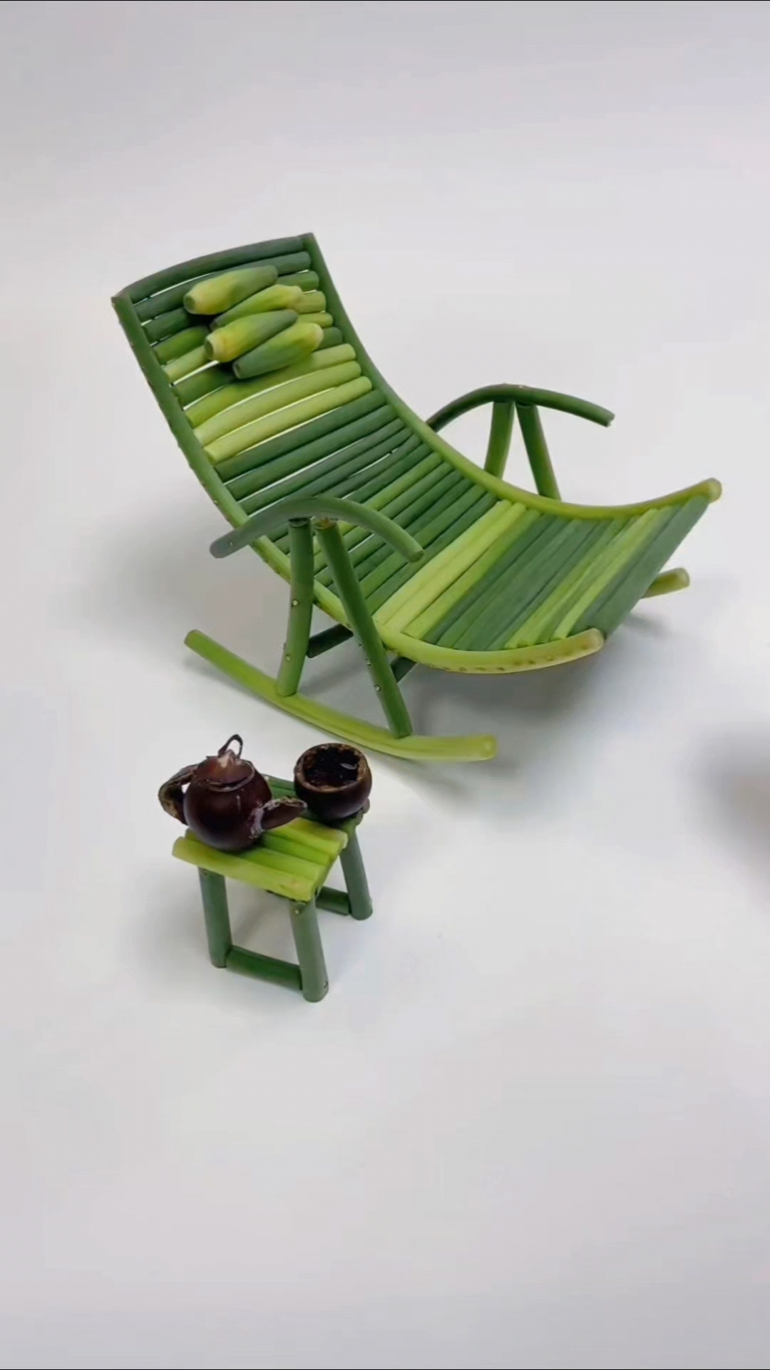 90后宝妈用蔬菜水果做出的手工品十分惊艳,真是高手在民间