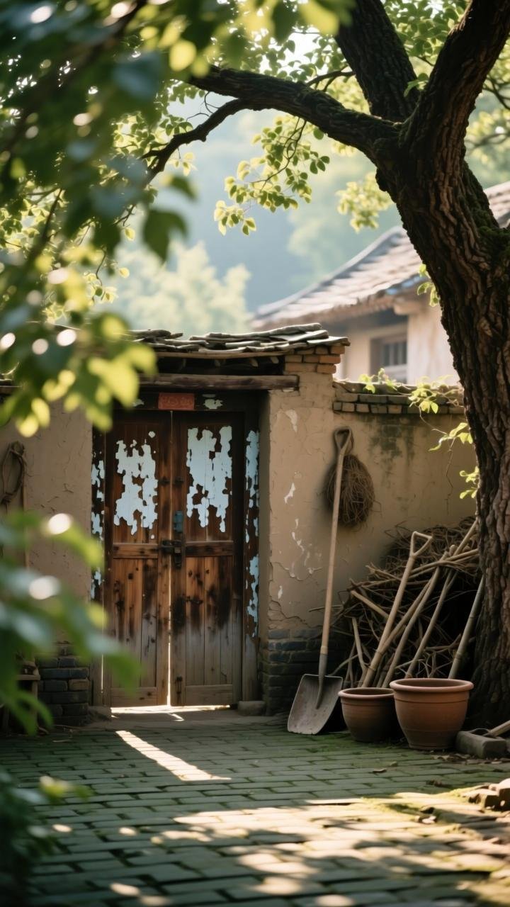 夕阳下的菜园时光:爷爷奶奶的暖心日常#新大陆计划#