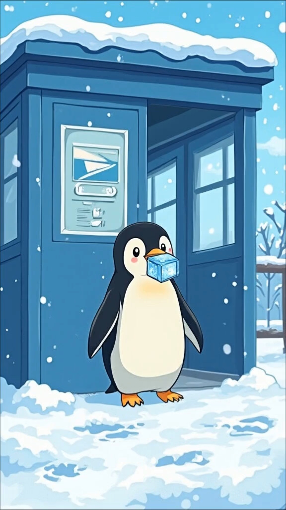 企鹅寄冰