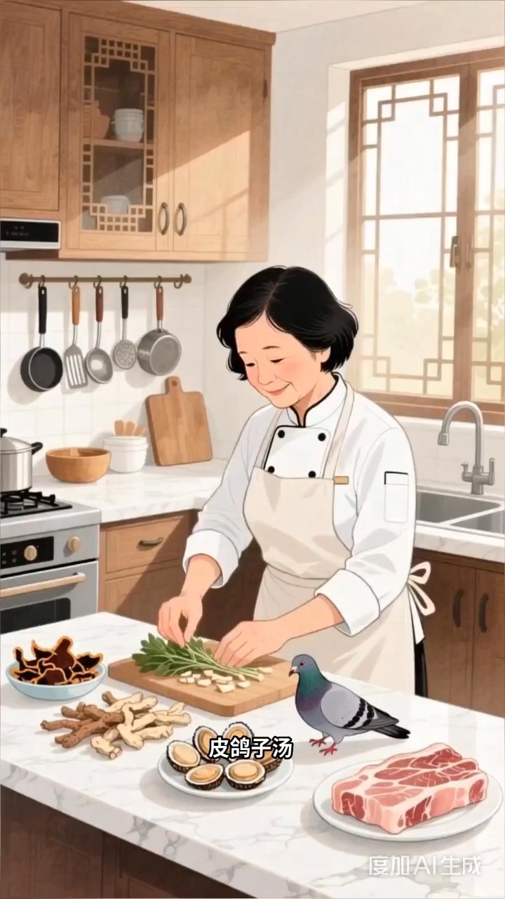 陈皮山药鸽子汤：补脾健胃又益气，秋冬调理正当时