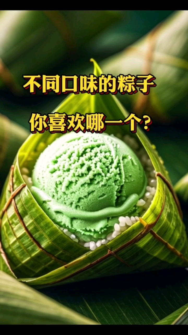 不同口味的粽子,你喜欢哪一款