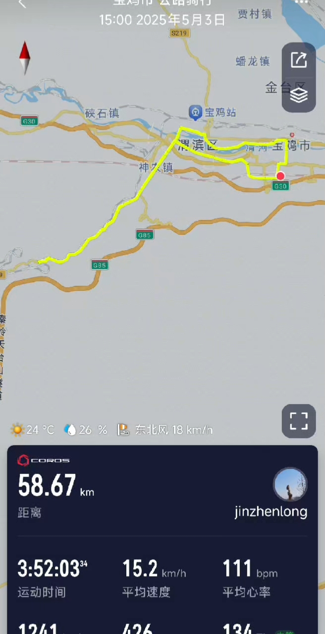 骑行宝鸡大散关五十多公里一个来回#jinhenlong