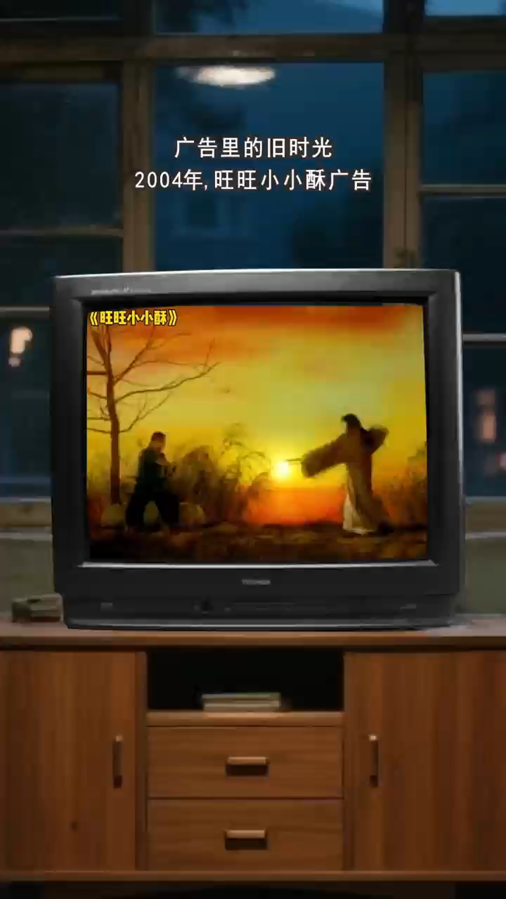 广告里的旧时光:2004年,旺旺小小酥广告。#一代人的回忆