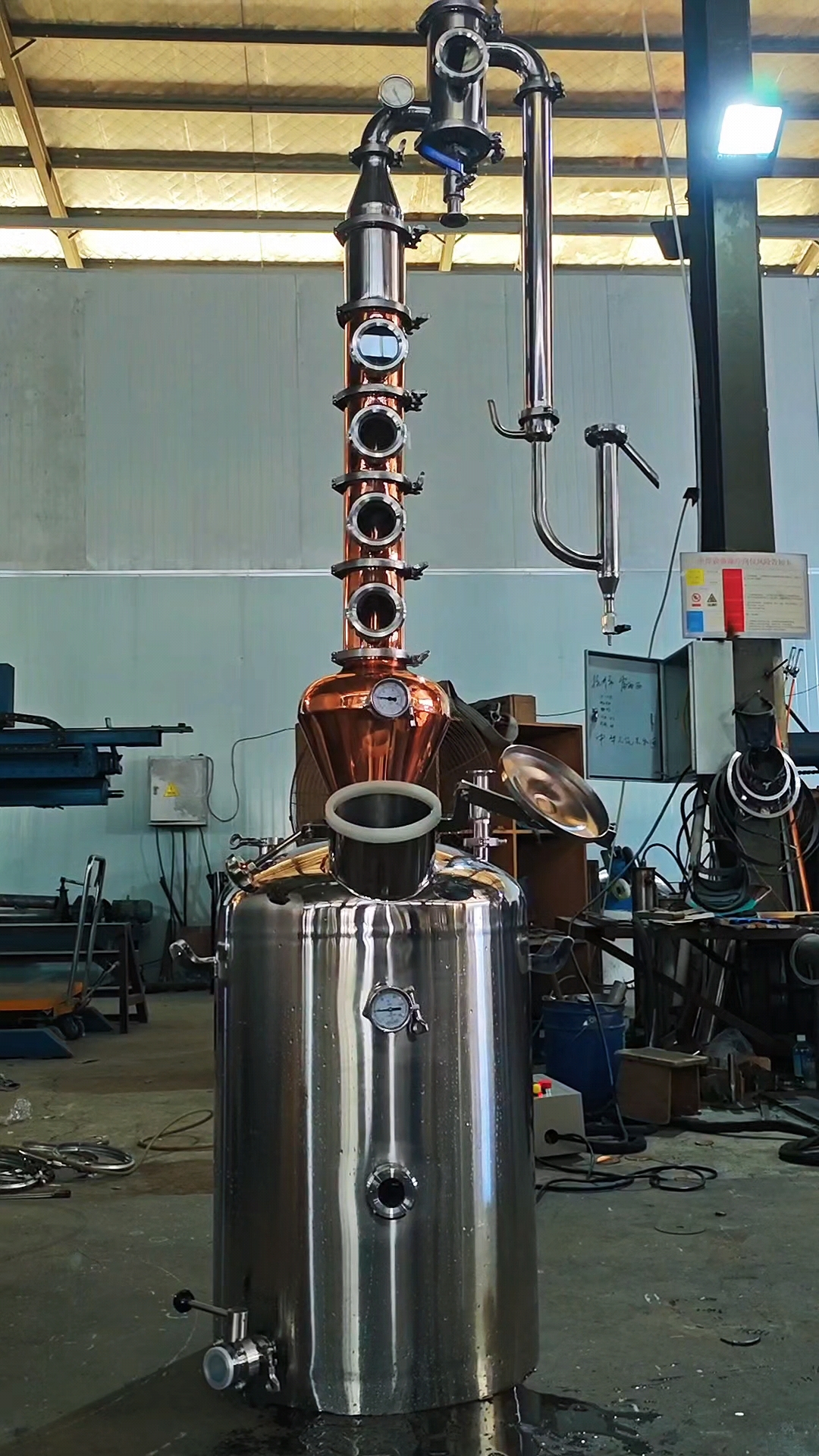 100升小型金酒蒸馏器