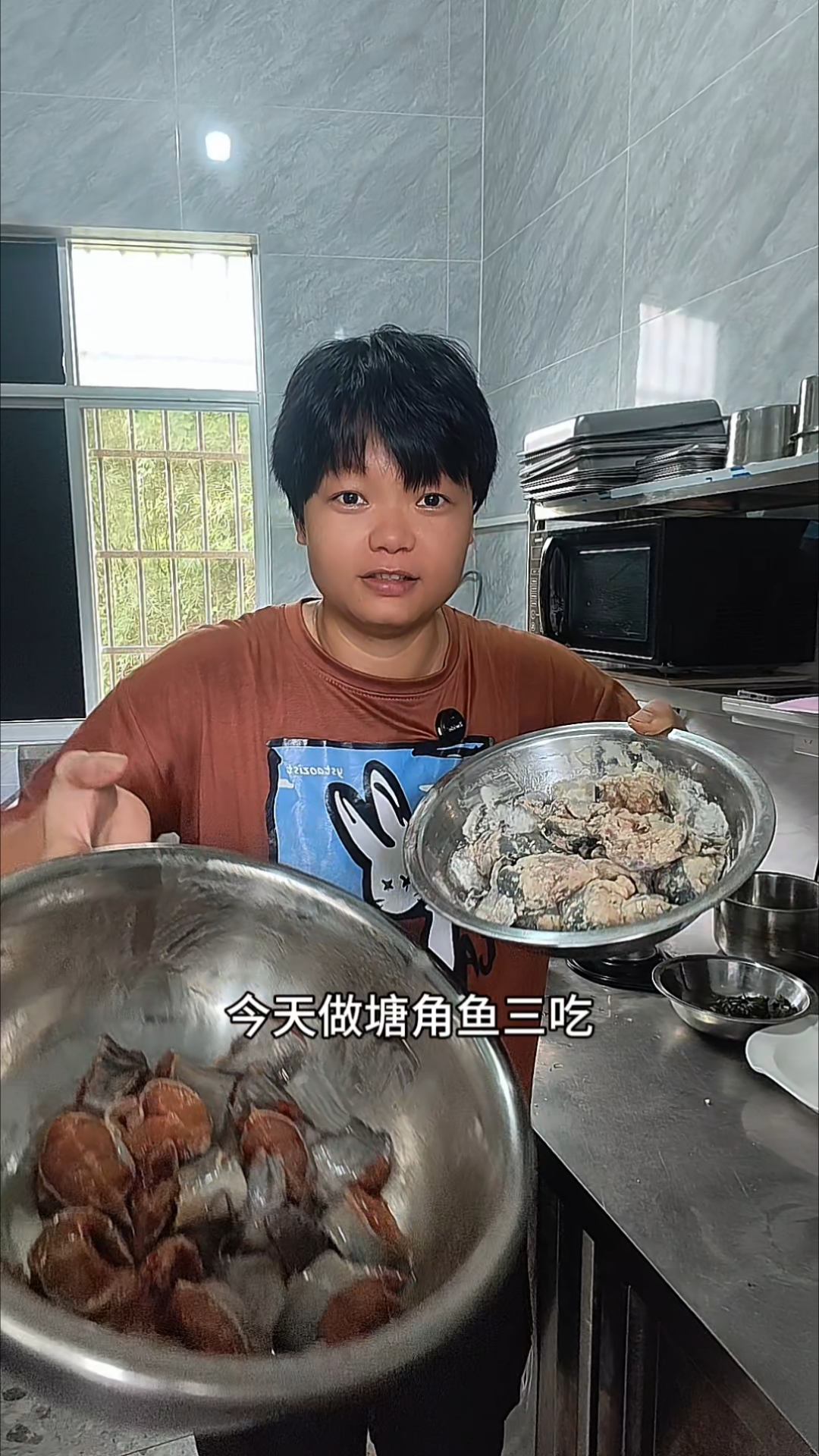 昨天钓的塘角鱼可以吃了 一鱼三吃 童年的味道