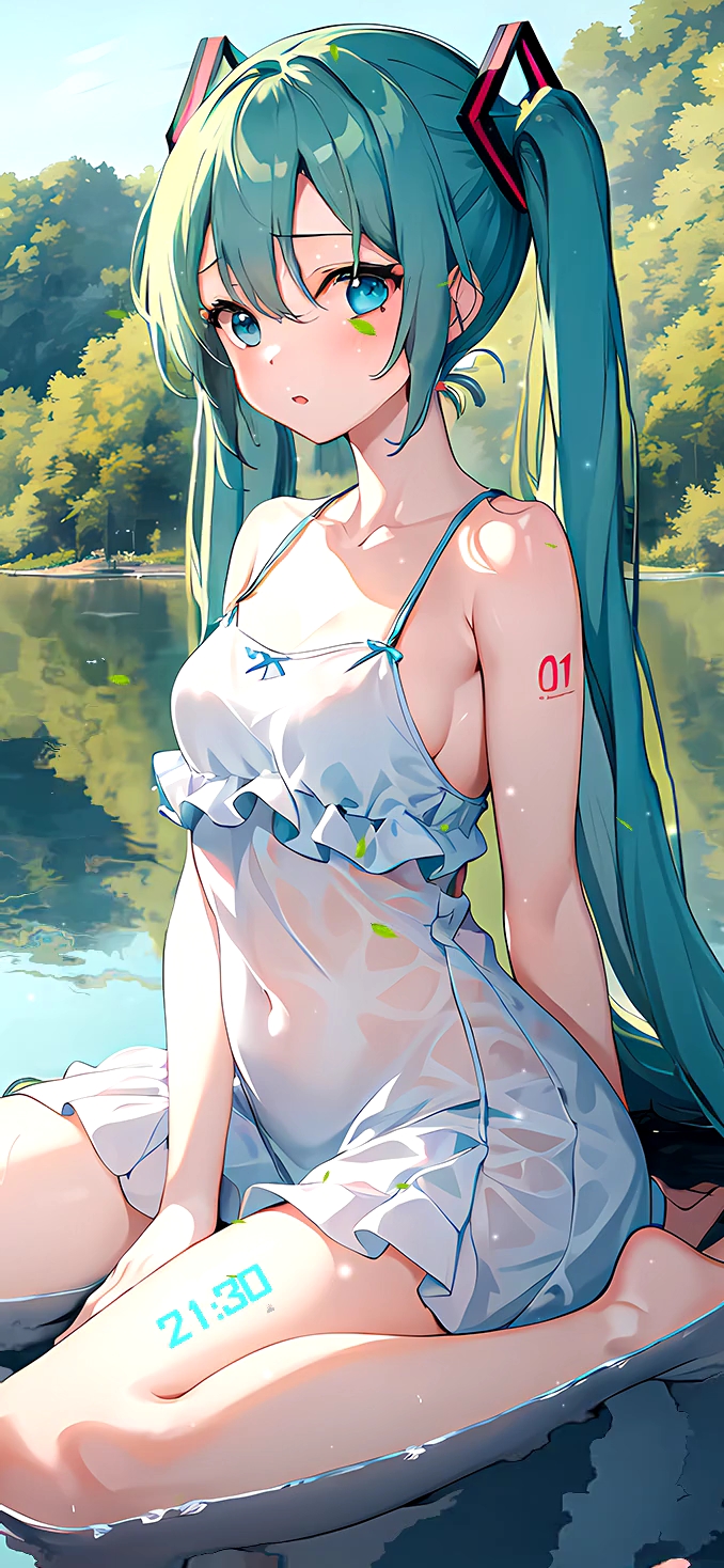 初音未来,高清AI壁纸,我试过了,夏天这壁纸清凉无敌。