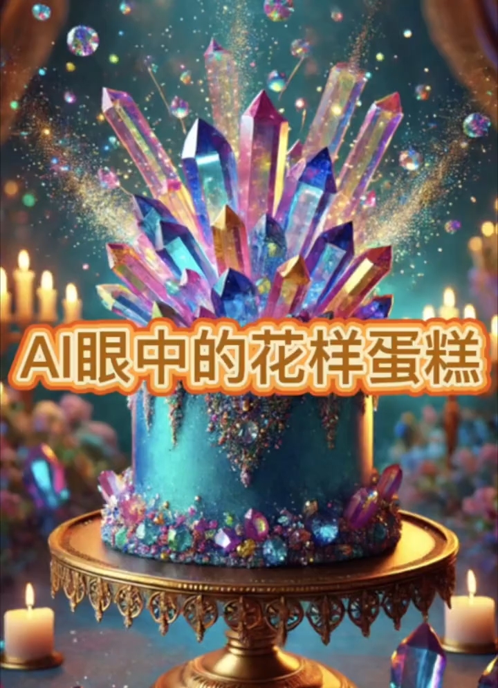 AI眼中的花样蛋糕