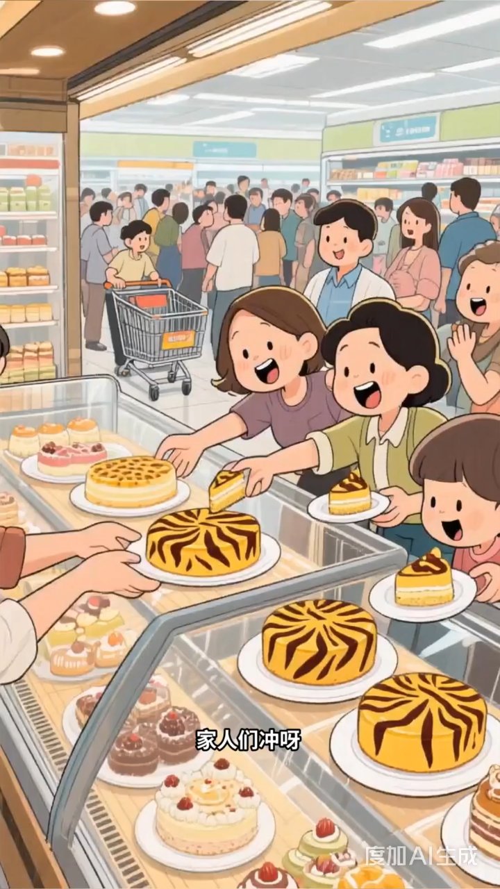 虎皮蛋糕引爆抢购潮,金黄酥香秒变网红爆款