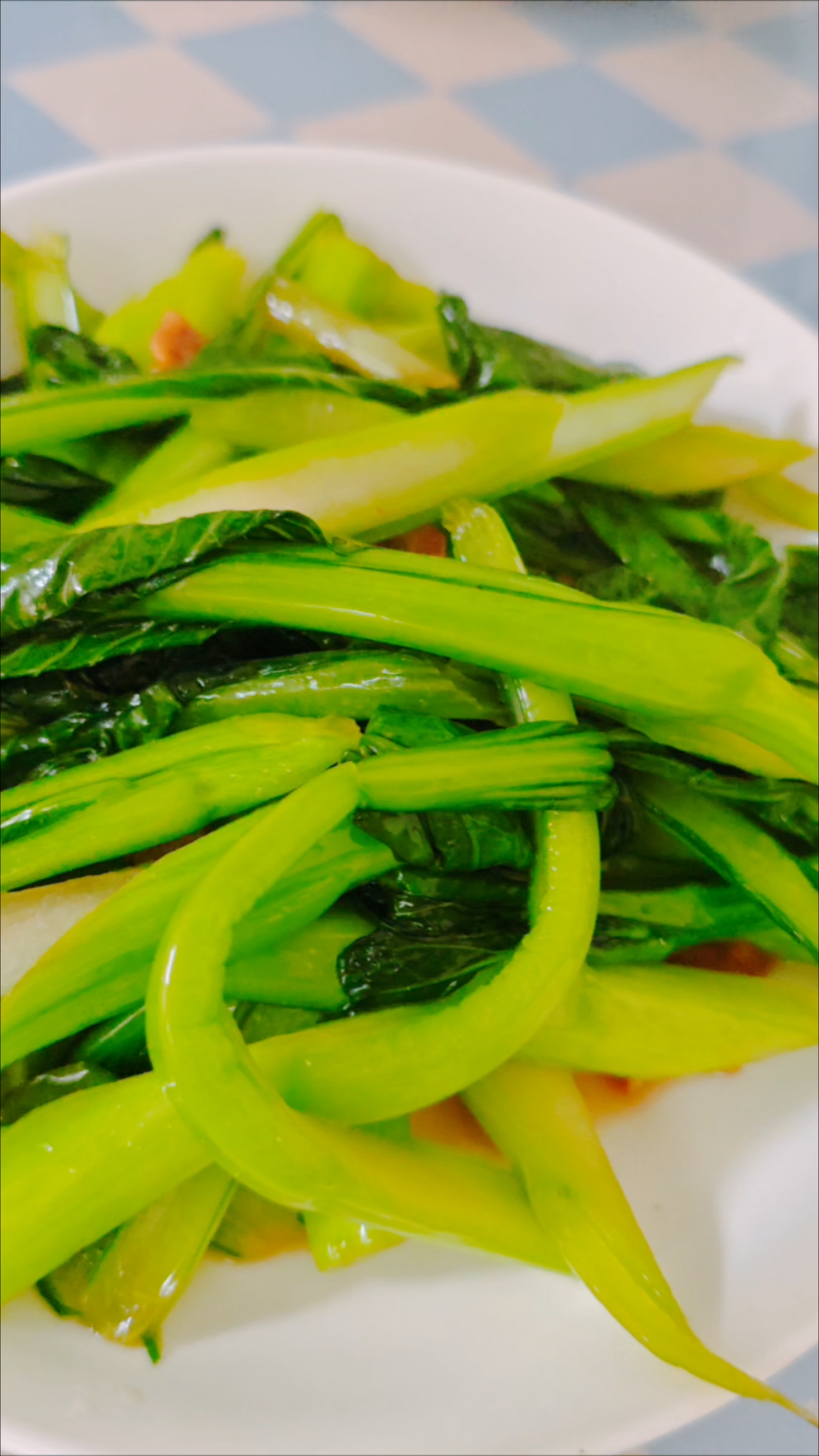 夏日必吃!猪油渣炒菜心,简单又好吃!!