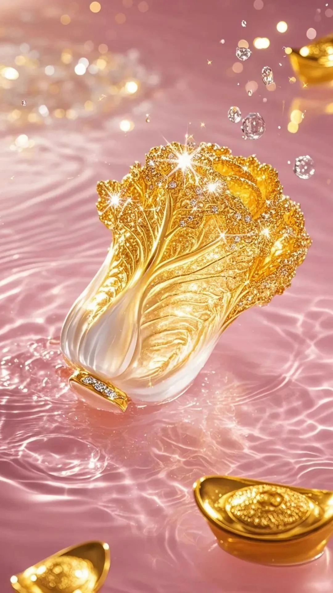 白菜,百财,治愈系图片,