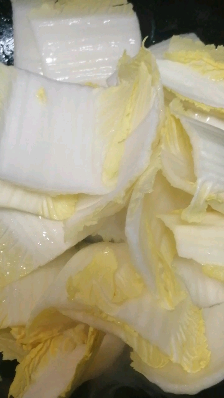 素炒大片白菜