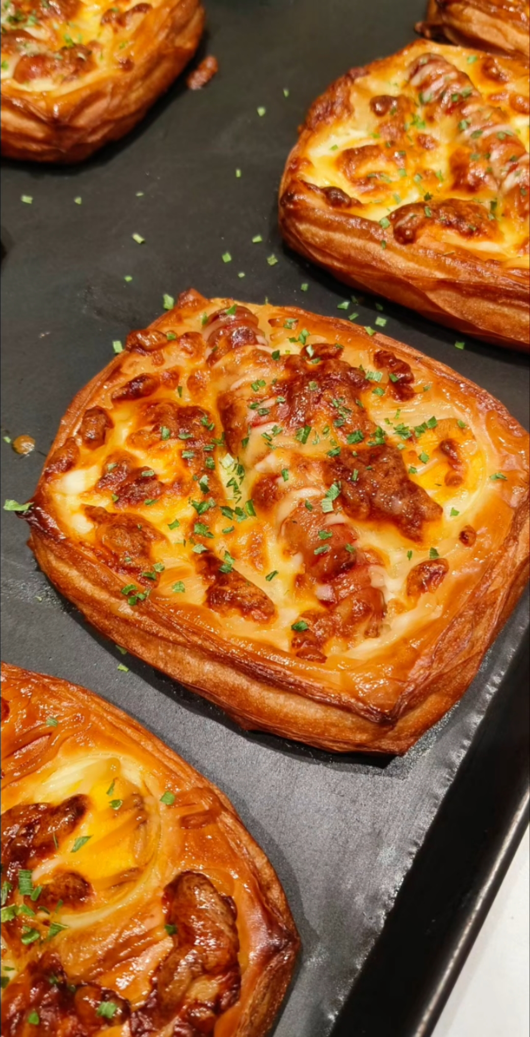 今日份丹麦热狗面包～又好吃又好看～