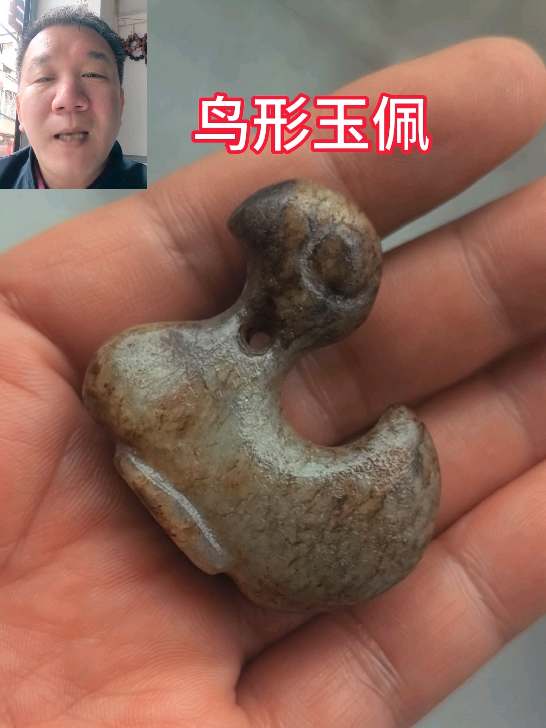 鸟形玉佩 #古玉收藏 #红山文化 #古玉鉴定 #藏品