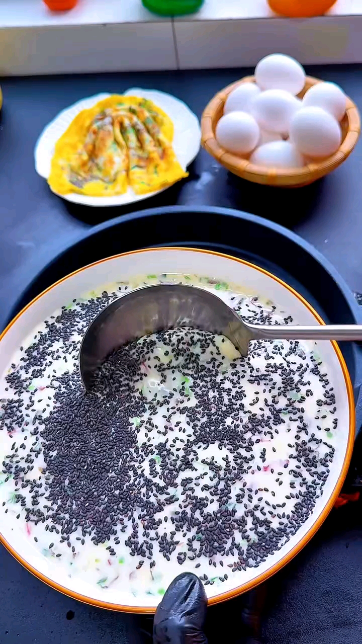 营养早餐饼#厨房美食日常##早餐摆盘挑战#