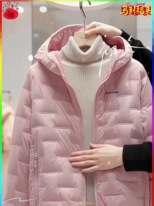 2025新款轻薄羽绒服女士秋冬季连帽短款修身显瘦休闲外套