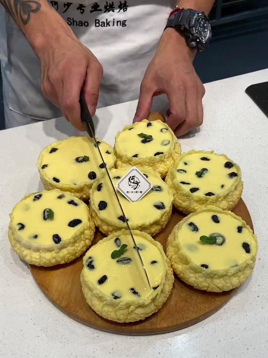 菠萝布丁 烘焙 烘焙培训 面包 跟我学烘焙