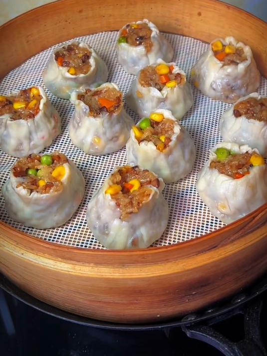 想吃烧麦别再出去买了,自己在家就能做