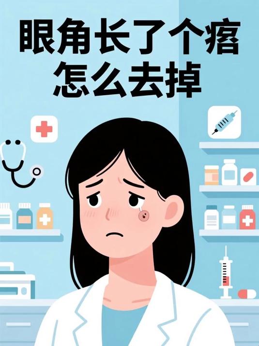 眼角长了个疣怎么去掉 #健康扬帆季#