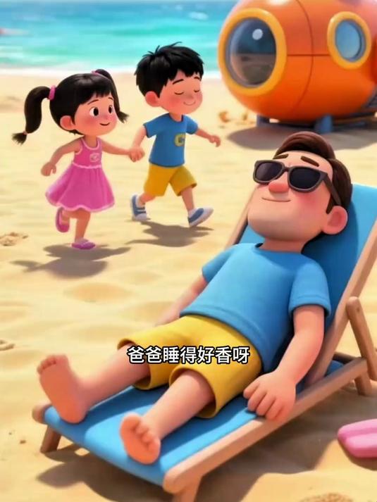 小明准备带着妹妹去海里探险
