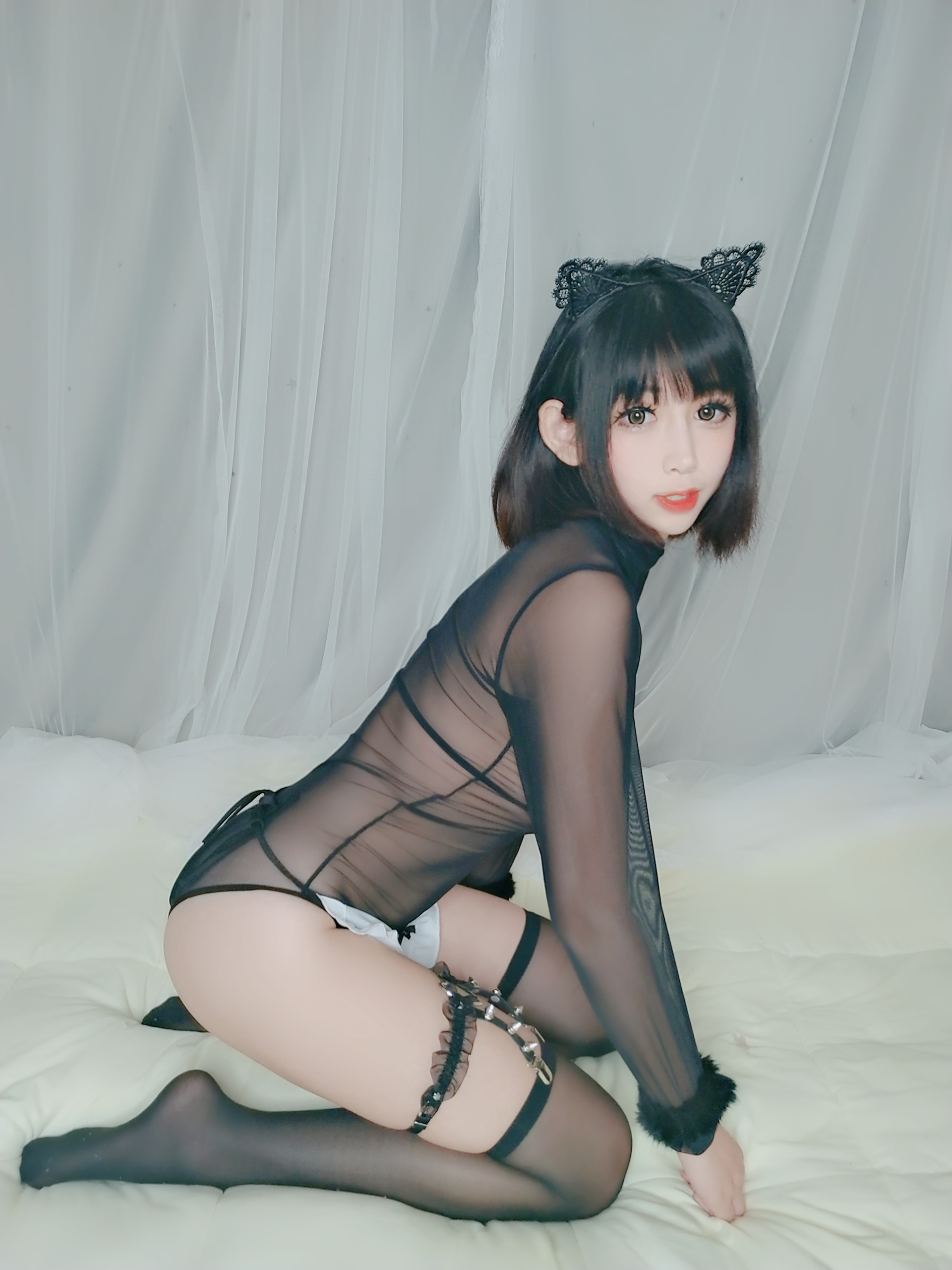 图片[35]-黑米粥 NO.005 – 黑猫 [40P+1V117M]-六色网