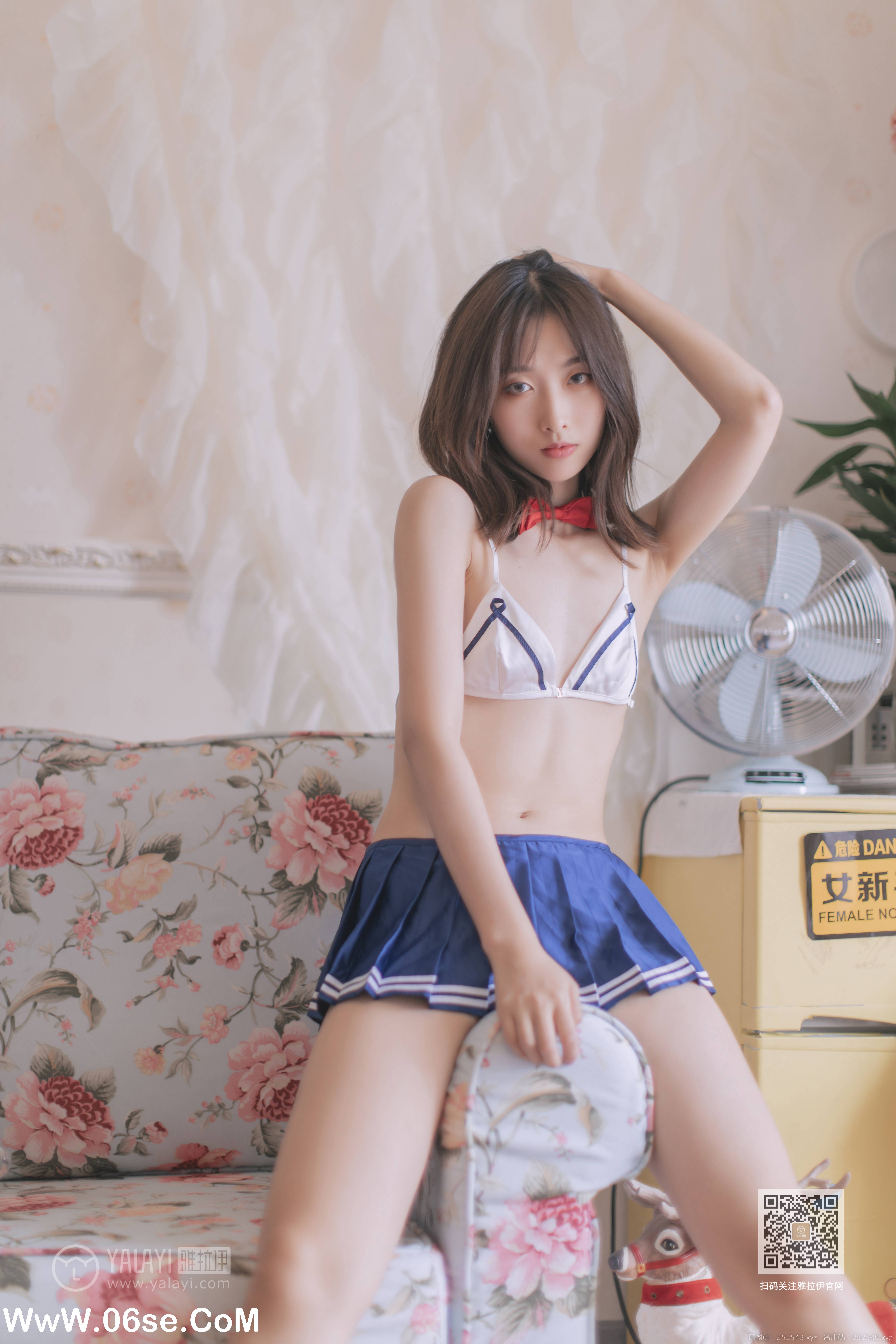 图片[35]-[YALAYI雅拉伊] No.449 佳佳的水手梦 佳佳-六色网