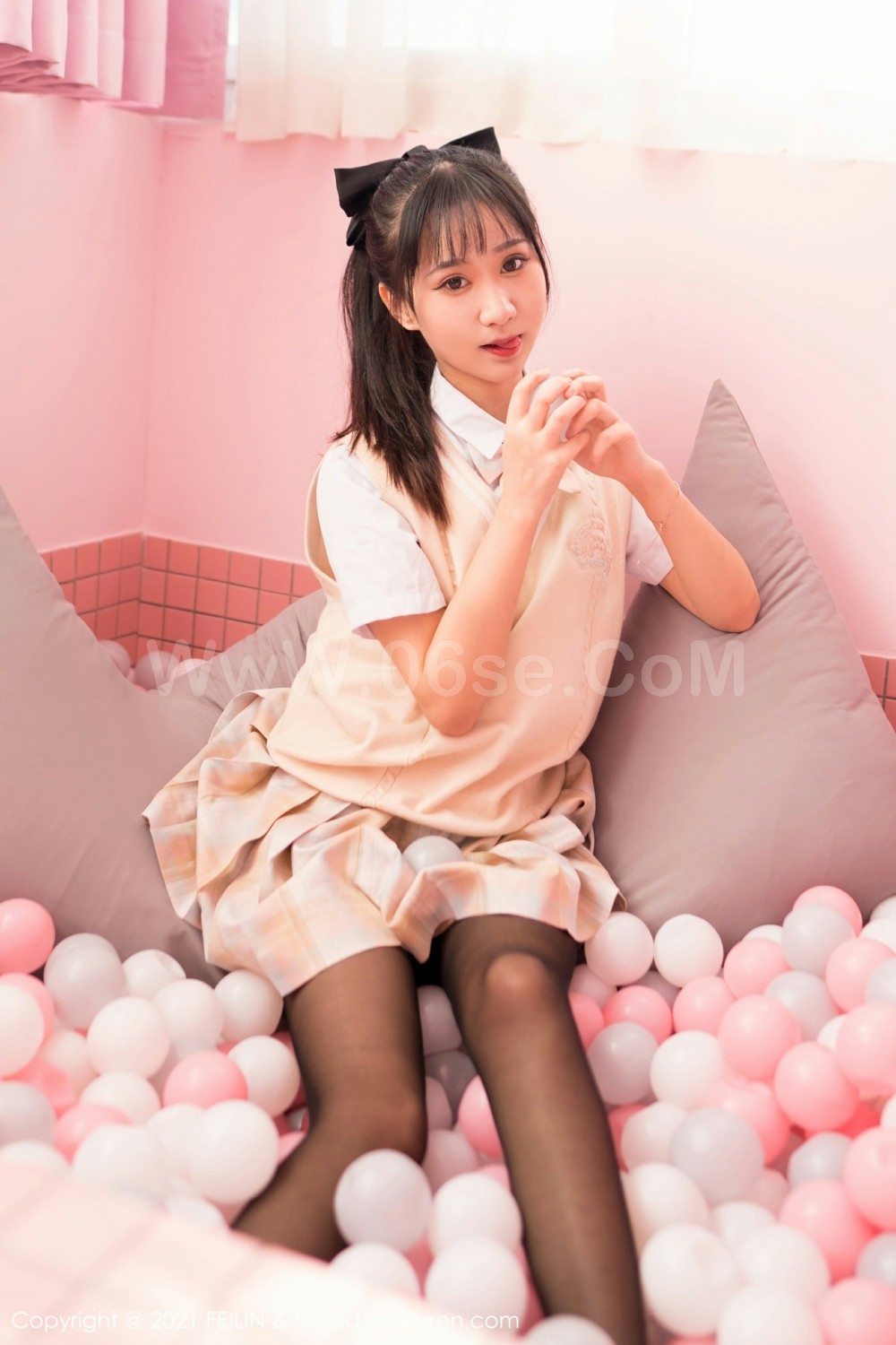 图片[3]-[FEILIN嗲囡囡] VOL.417 小果冻儿-六色网