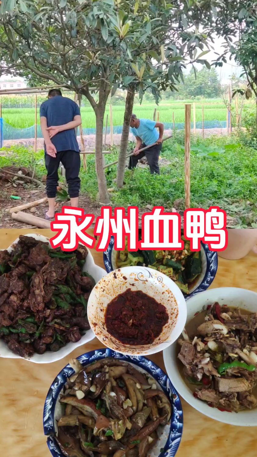 永州血鸭的做法有很多种,每个县的做法应该都不一样,看看今天的做法像哪里的呢?