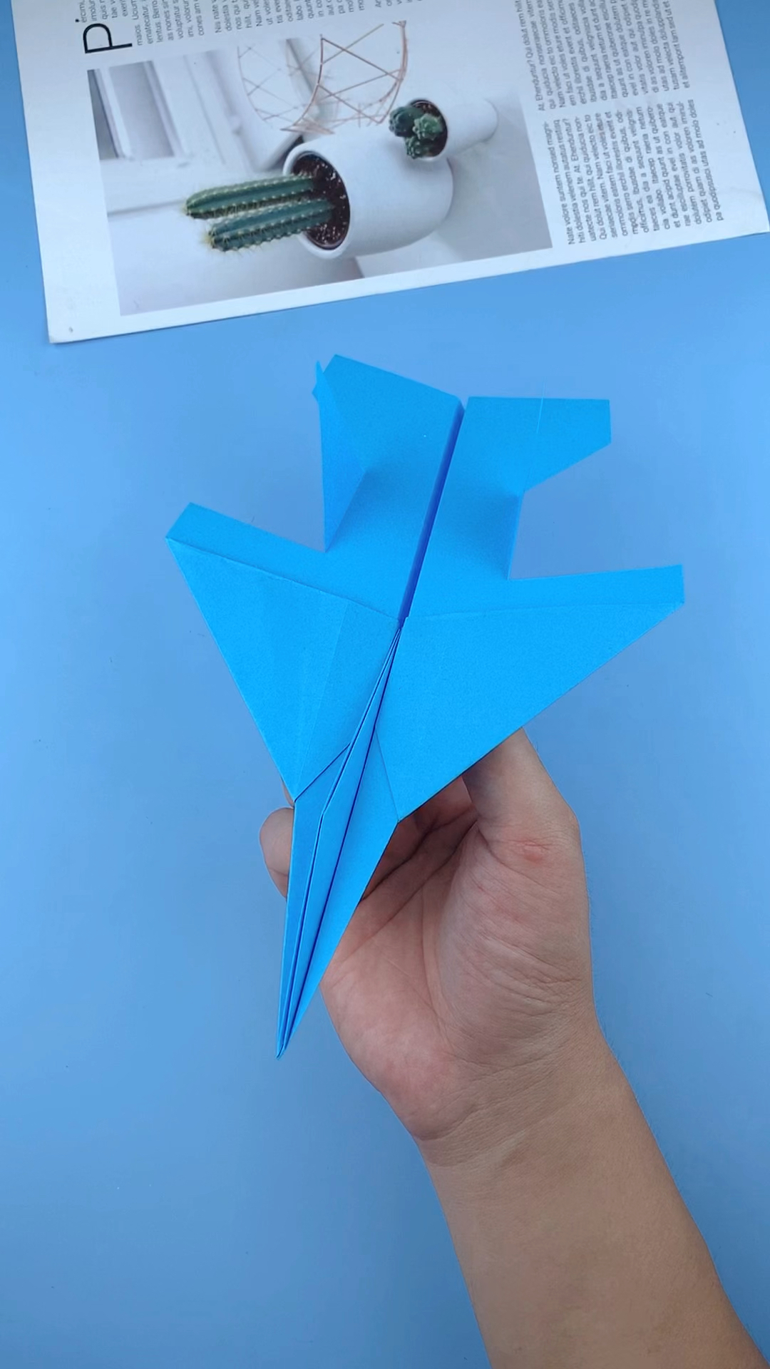 一张A4纸制作超炫酷的歼20纸飞机,你学会了吗?