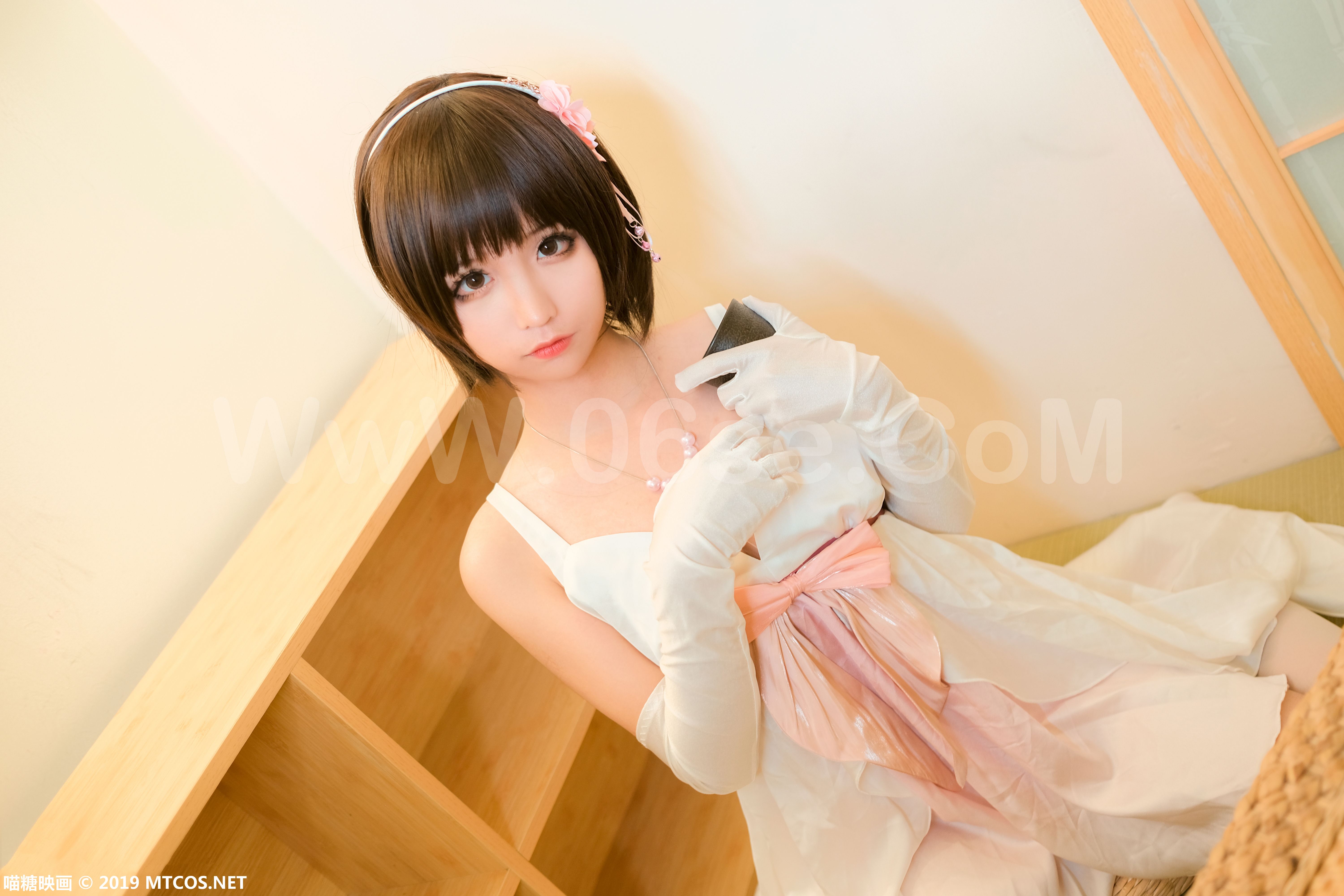 图片[15]-[MTCos] 喵糖映画 Vol.059 蠢沫沫 惠的礼服-六色网