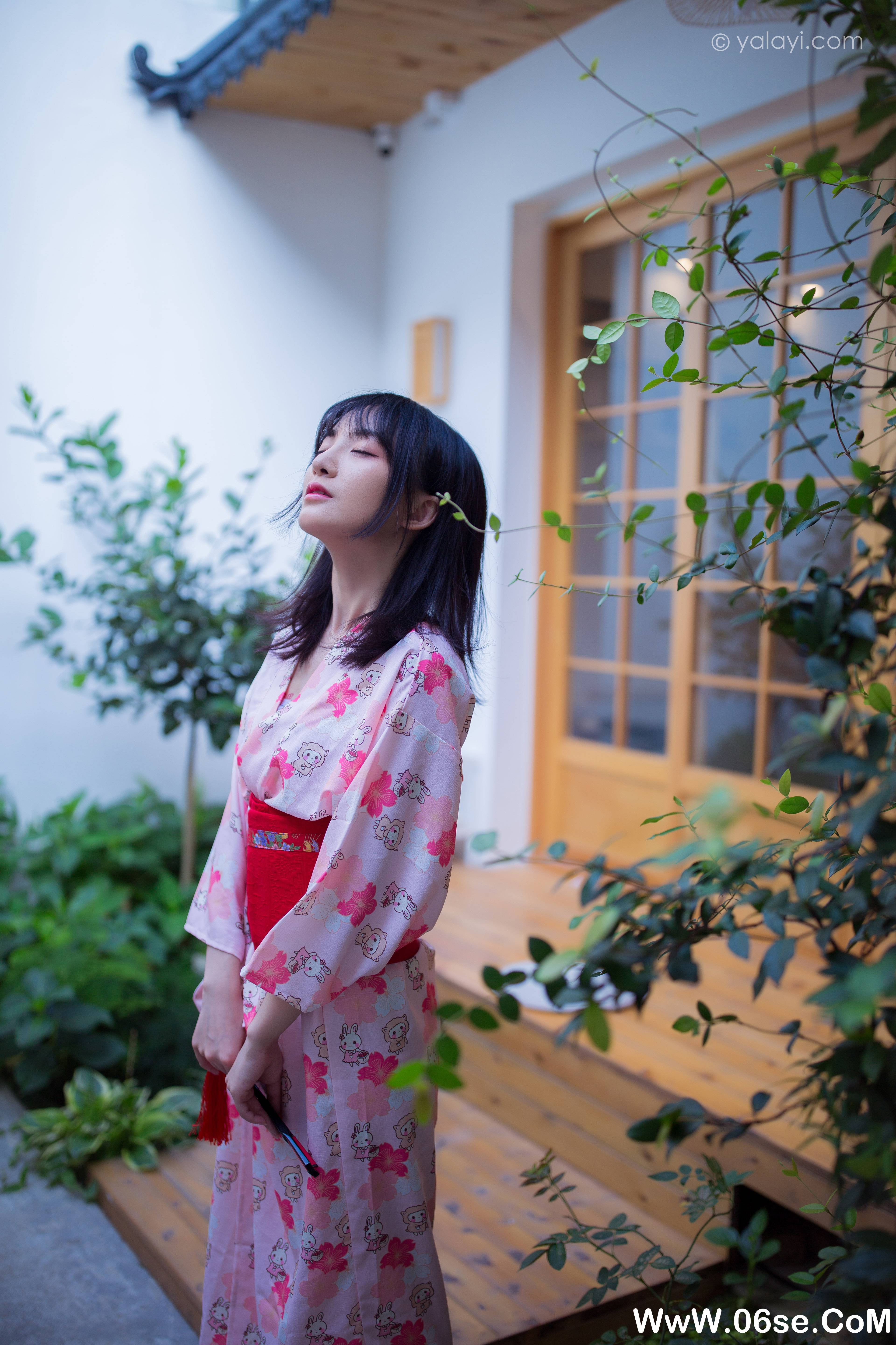 图片[7]-[YALAYI雅拉伊] 2020.09.24 NO.706  落落《樱花精灵》[40P+1P336M]-六色网