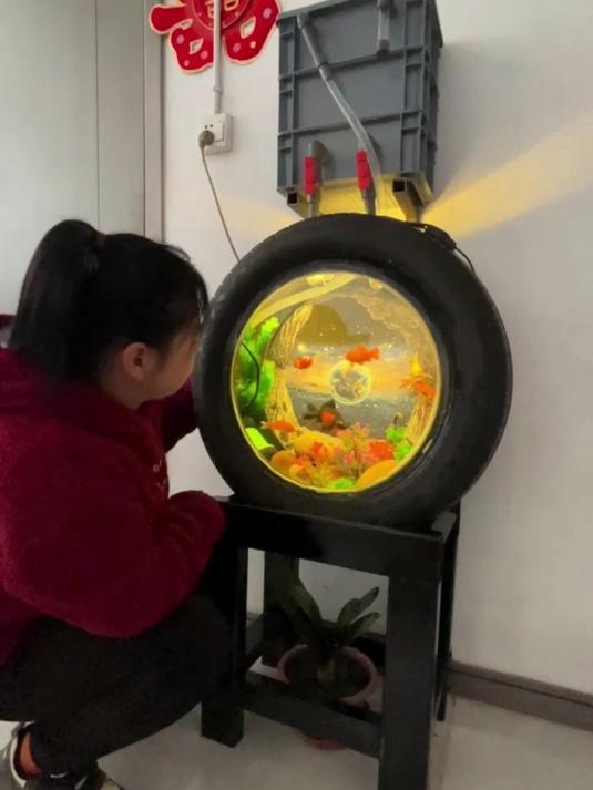 轮胎鱼缸