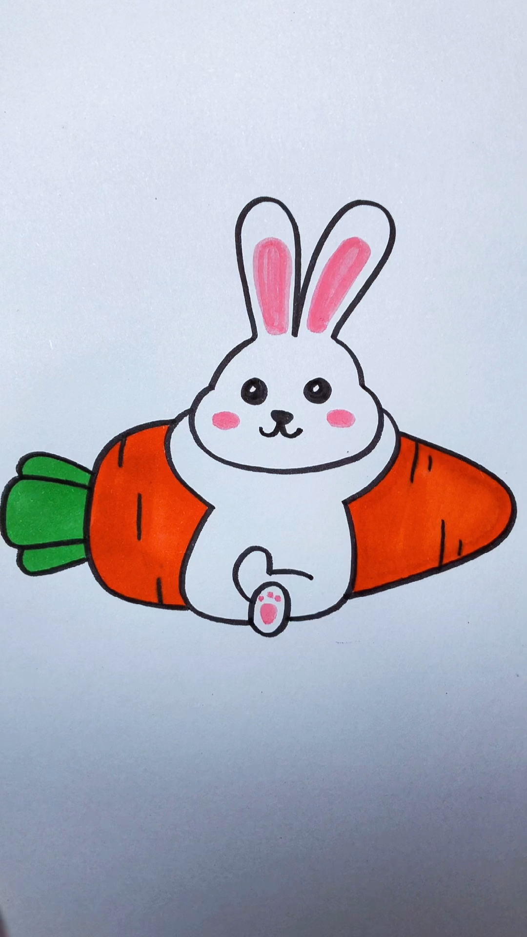 简笔画可爱的兔子