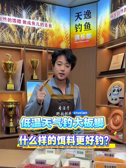 钓鲫鱼当下低温季节该用什么样的饵料更容易钓到？