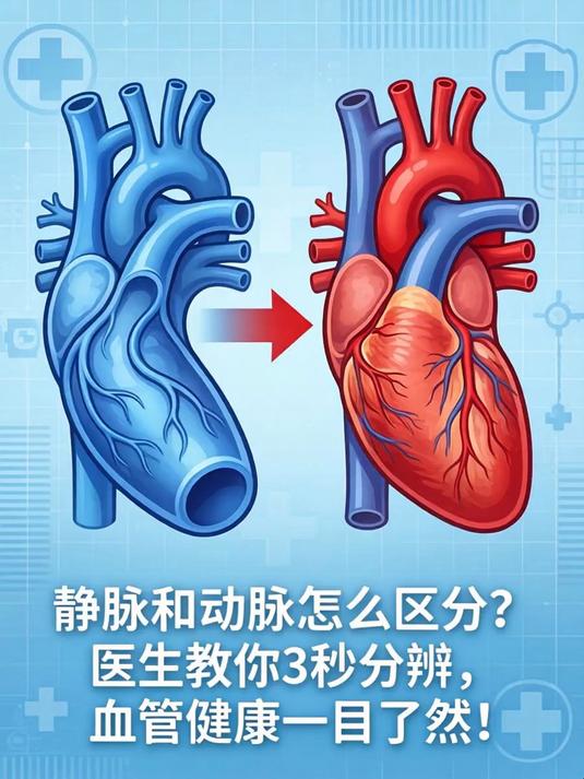 静脉和动脉怎么区分？医生教你3秒分辨，血管健康一目了然！
