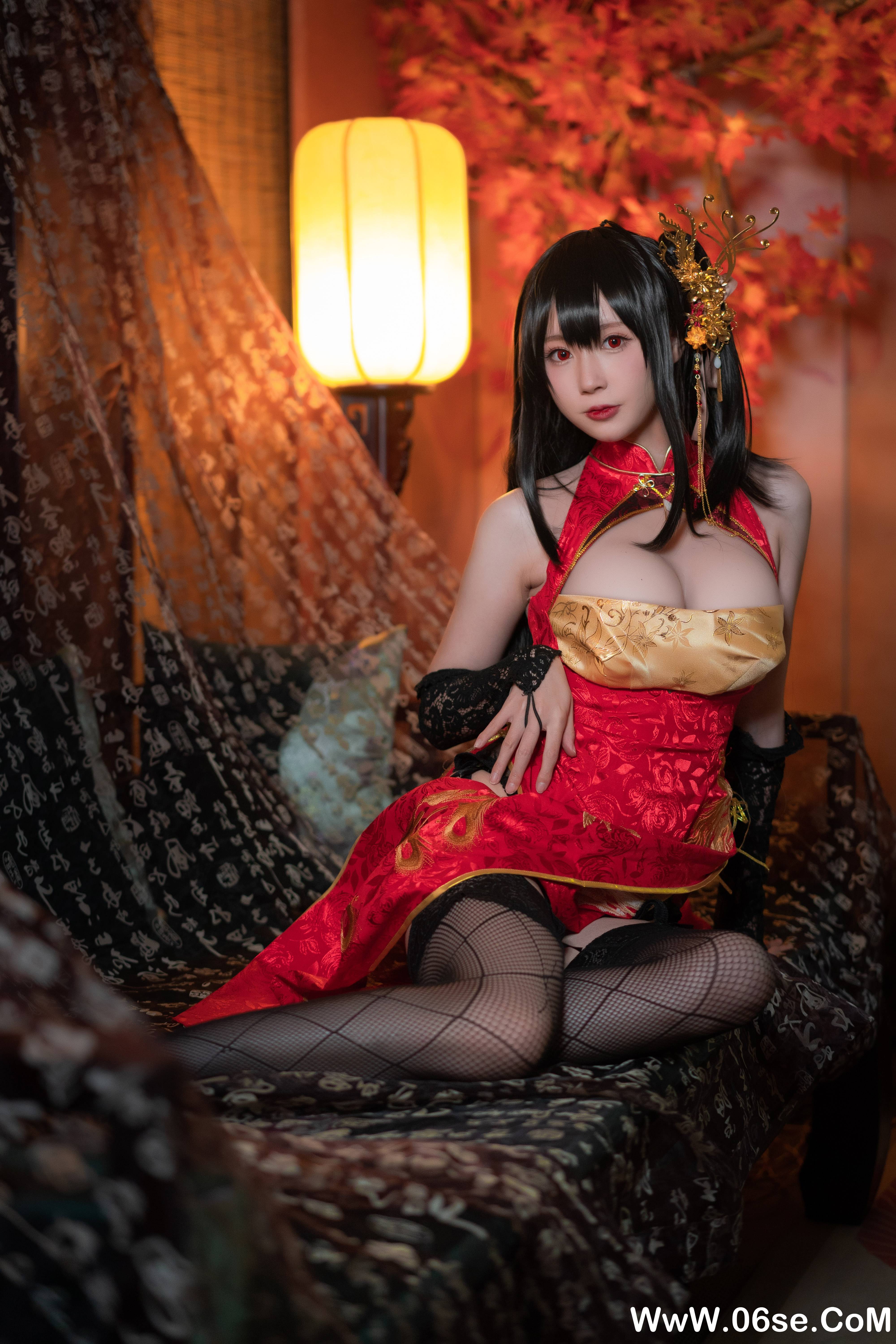 图片[20]-西园寺南歌写真 NO.008 – 大凤 旗袍[35P163M]-六色网