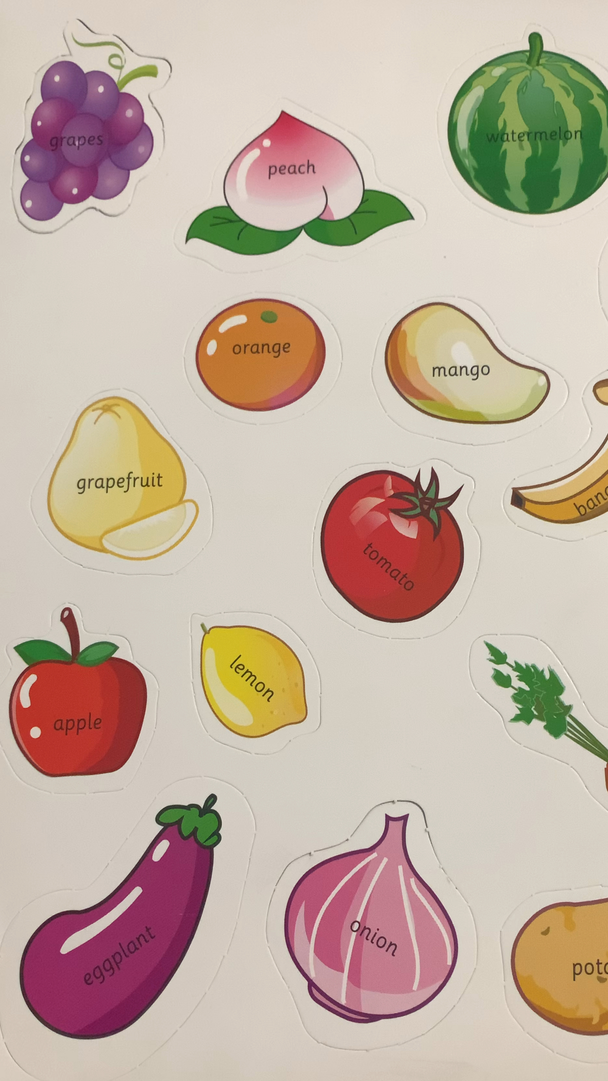 英语水果蔬菜类词汇一起来学习吧!