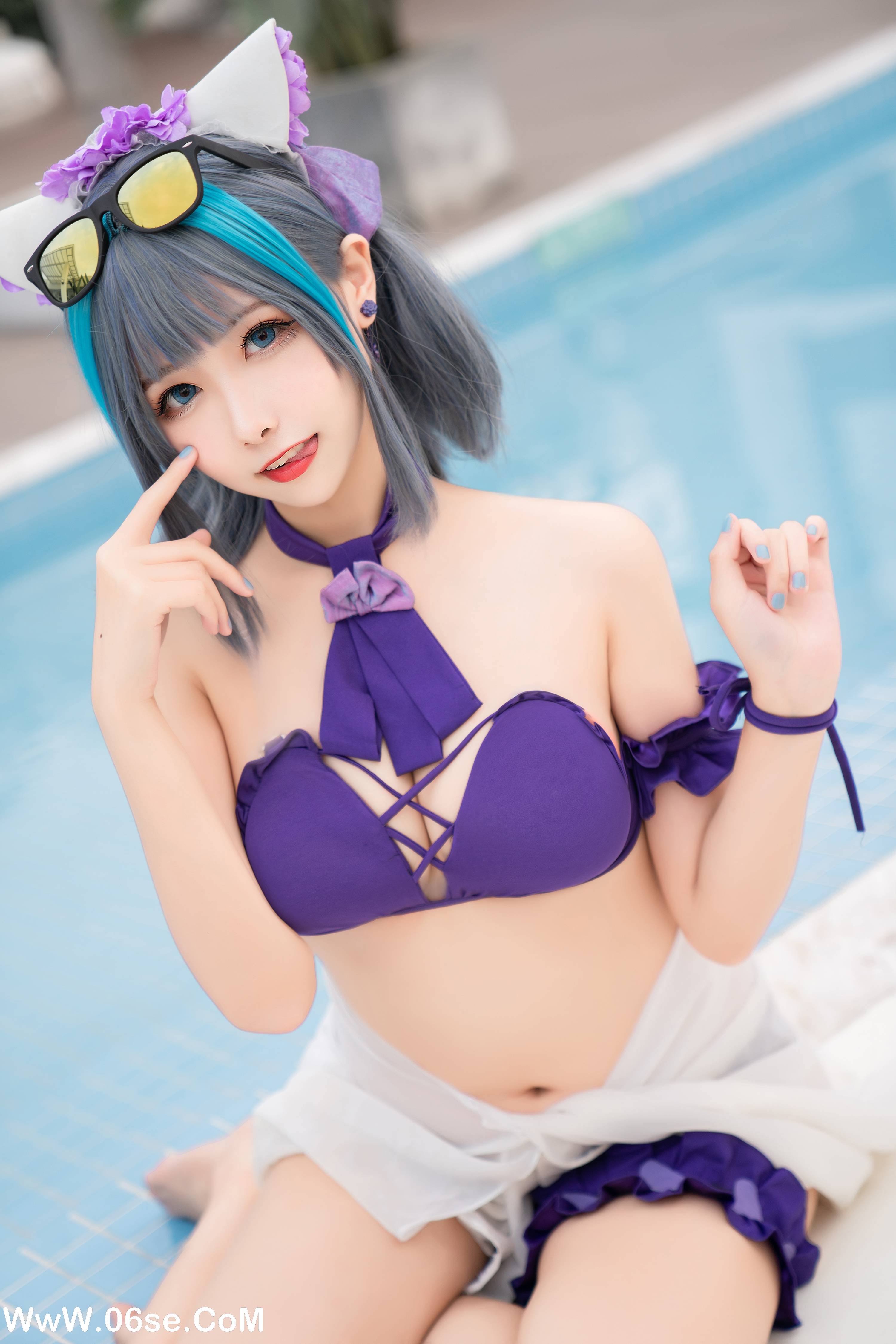 图片[30]-Momoko葵葵 NO.018 – 柴郡水着[40P+1V313M]-六色网