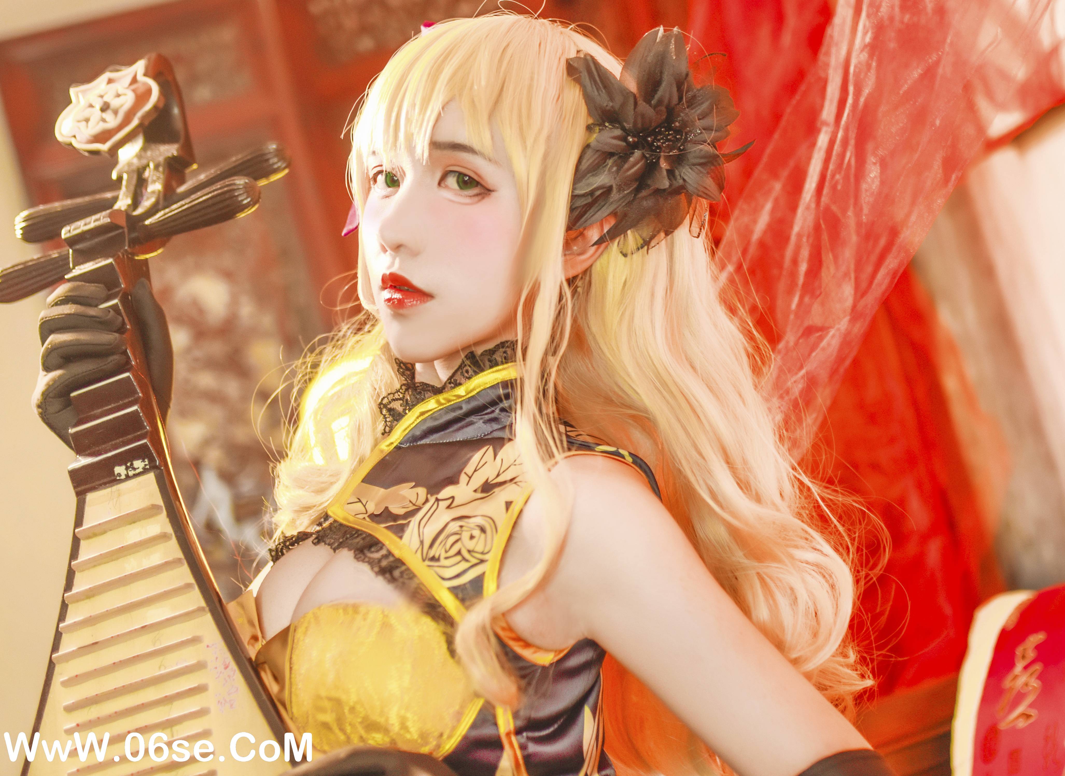 图片[3]-九曲Jean NO.025 – 金莲[8P60M]-六色网