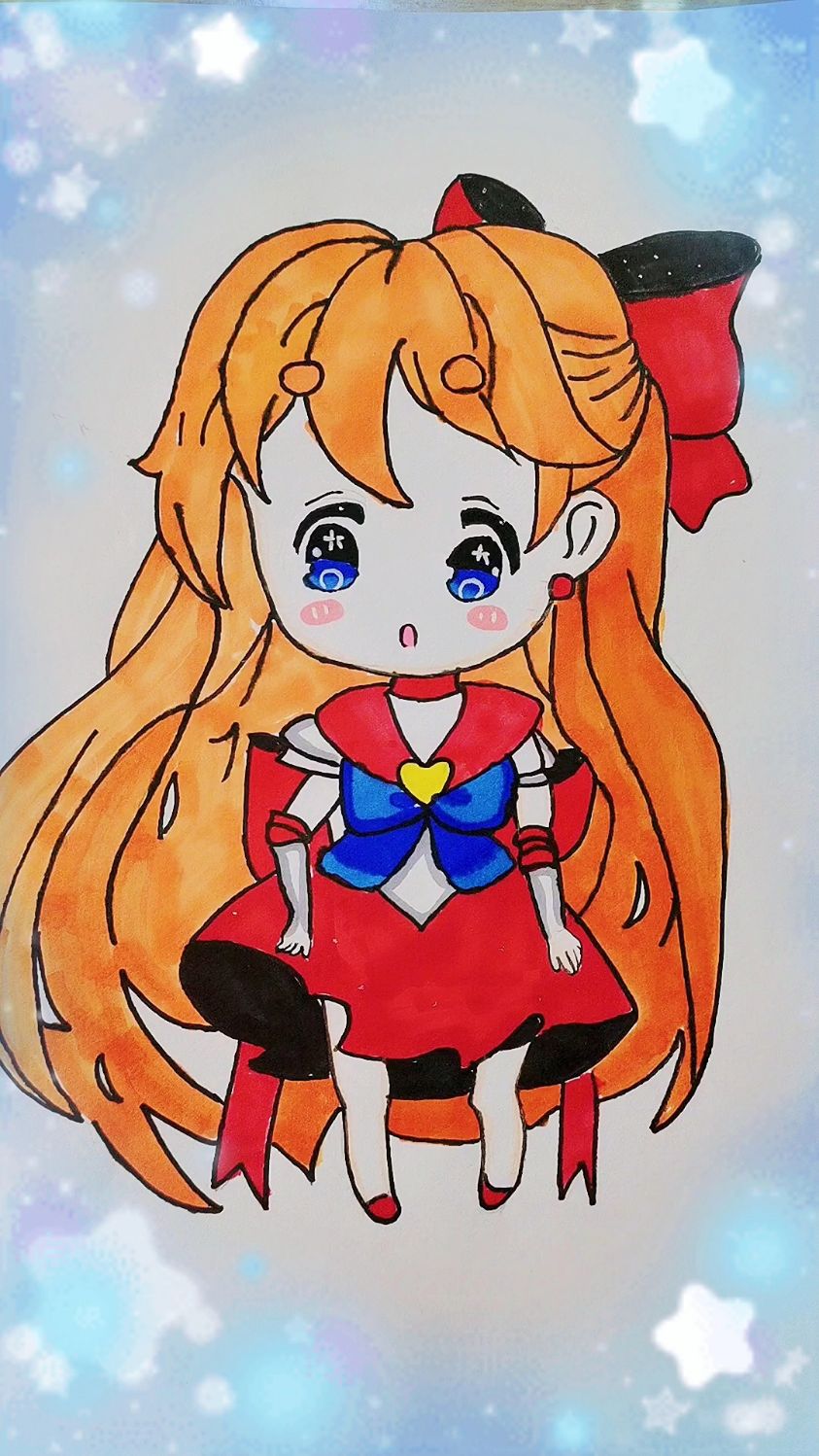 简笔画卡通水粉儿童画创意想象马克笔水彩蜡笔油画棒彩铅手工手抄报绘本故事画画手绘