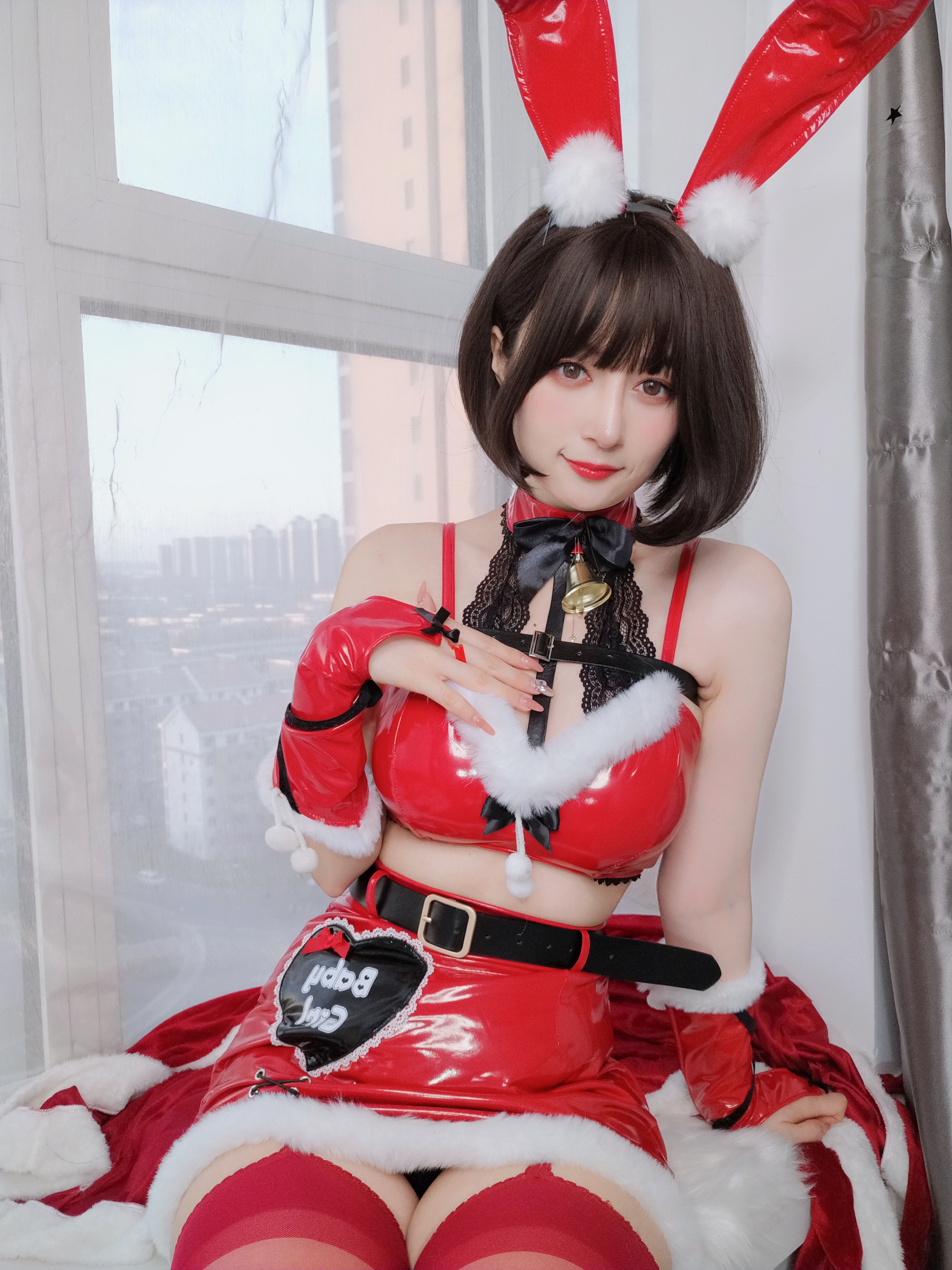 图片[31]-Coser小姐姐白银 NO.160 — Christmas Bunny [50P138M]-六色网