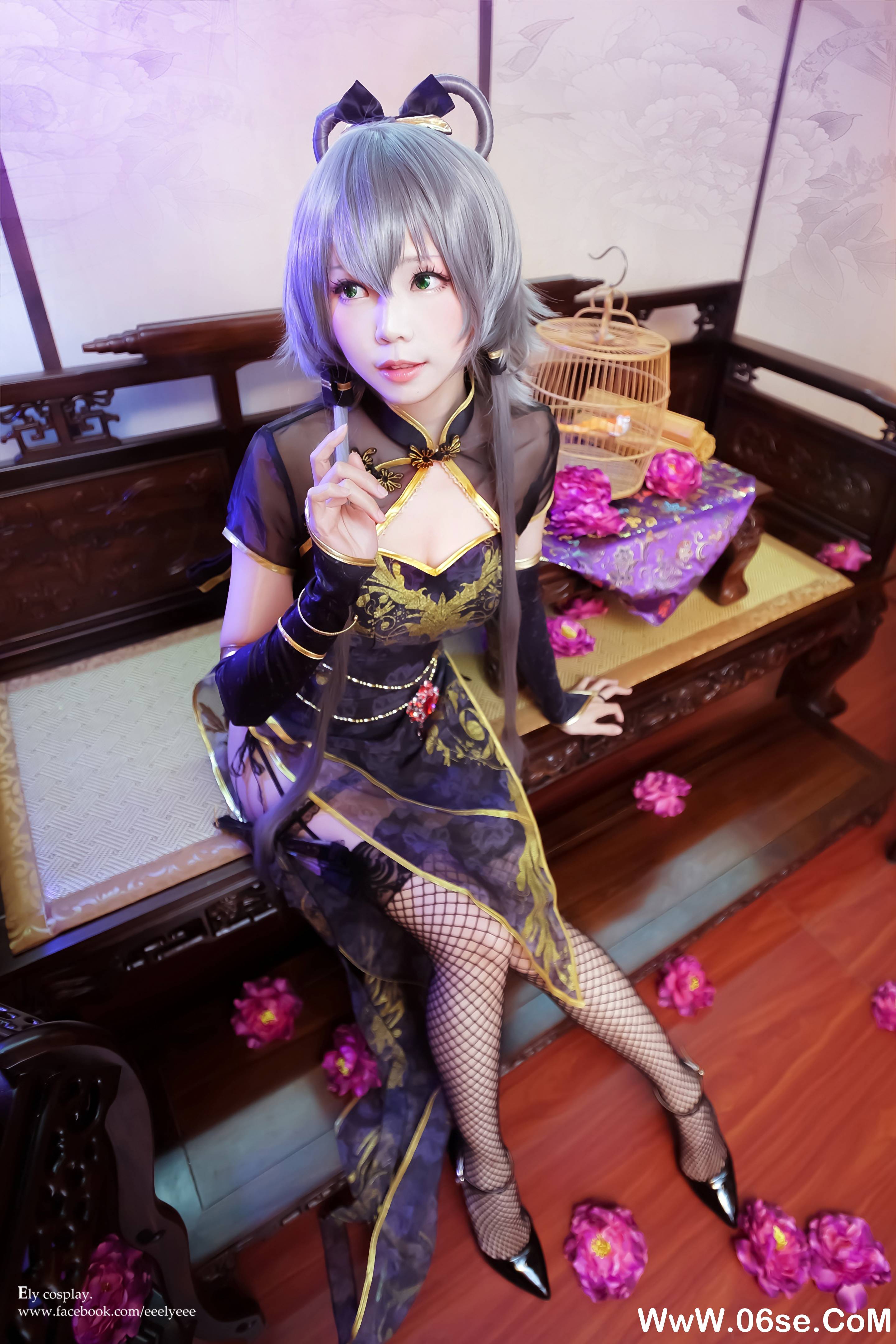图片[9]-Ely_eee(ElyEE子) NO.012 – 天依金丝雀旗袍[13P166M]-六色网