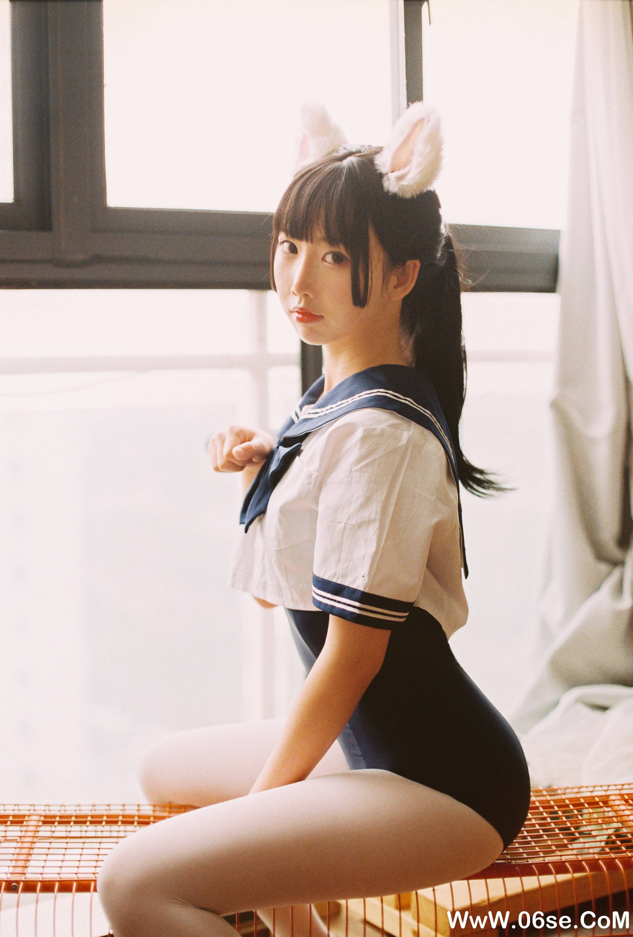 图片[35]-Coser面饼仙儿 NO.112— 水手服 死库水[35P291M]-六色网
