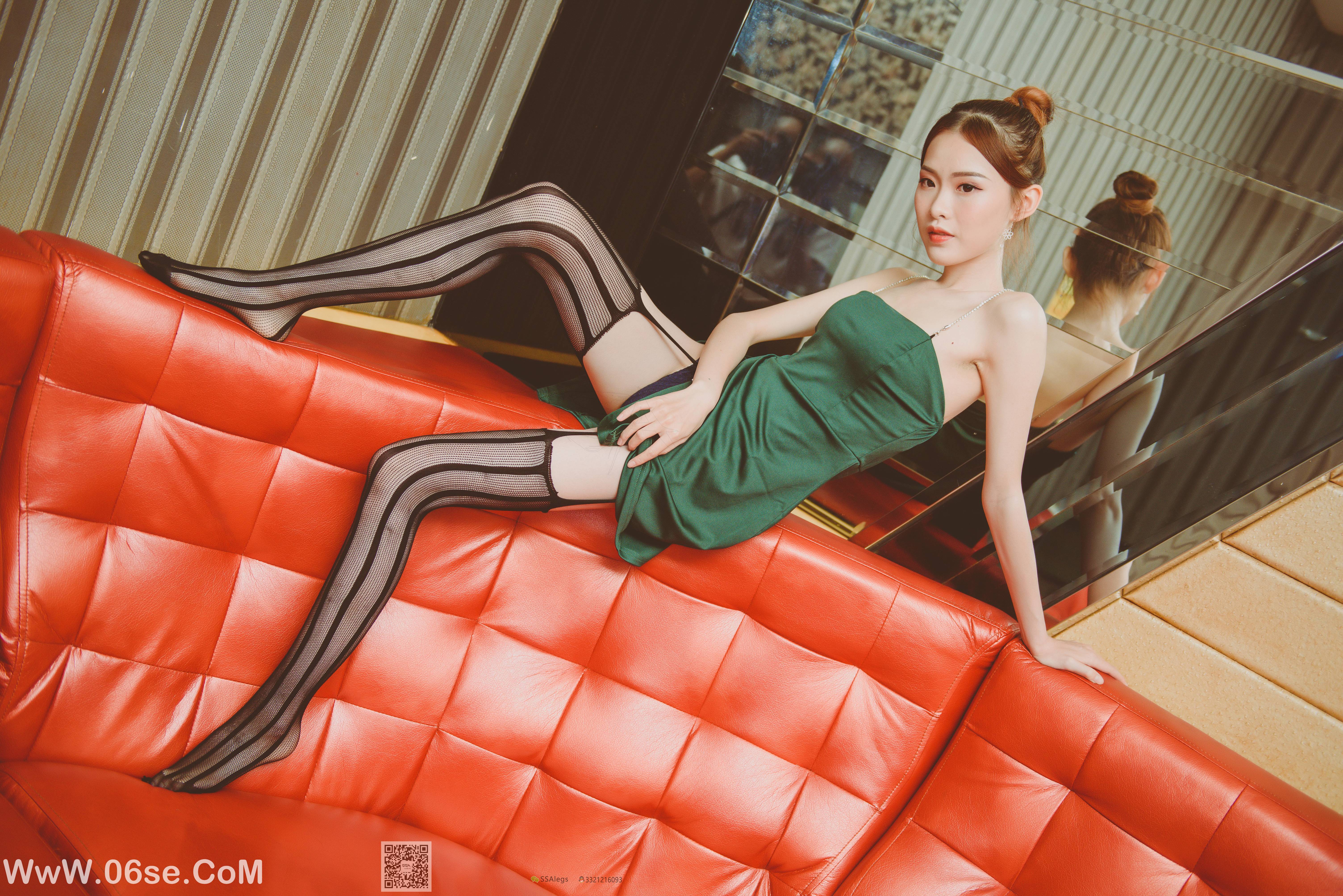 图片[31]-[SSA丝社] NO.019 琪琪 KTV骨感网袜美女[99P1.91G]-六色网