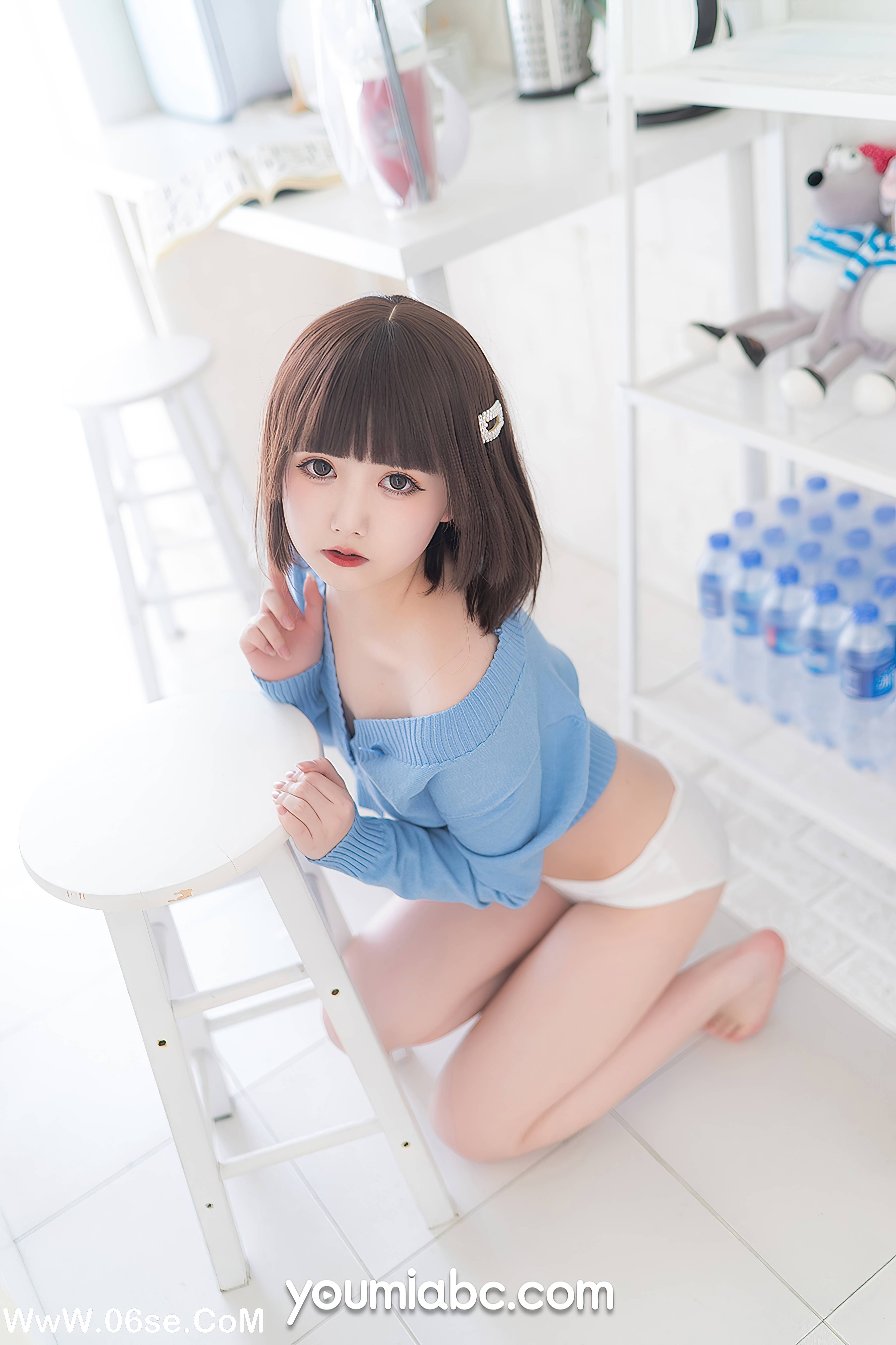 图片[15]-[YouMi尤蜜] 2020.11.30 薄荷蓝之夏 向小圆[34+1P511M]-六色网