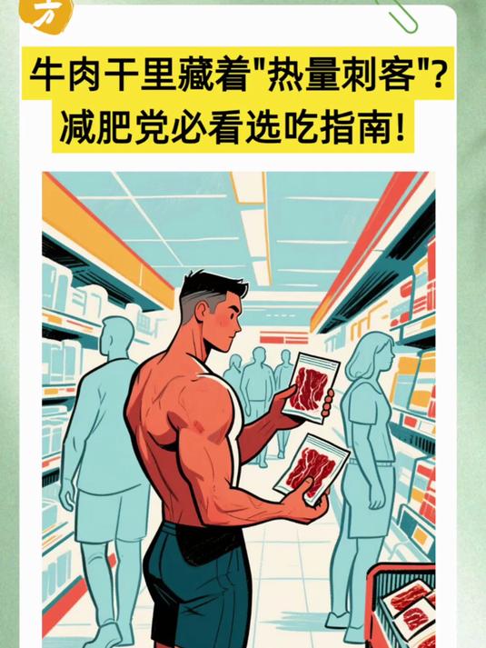 牛肉干里藏着 “热量刺客”?减肥党必看选吃指南!