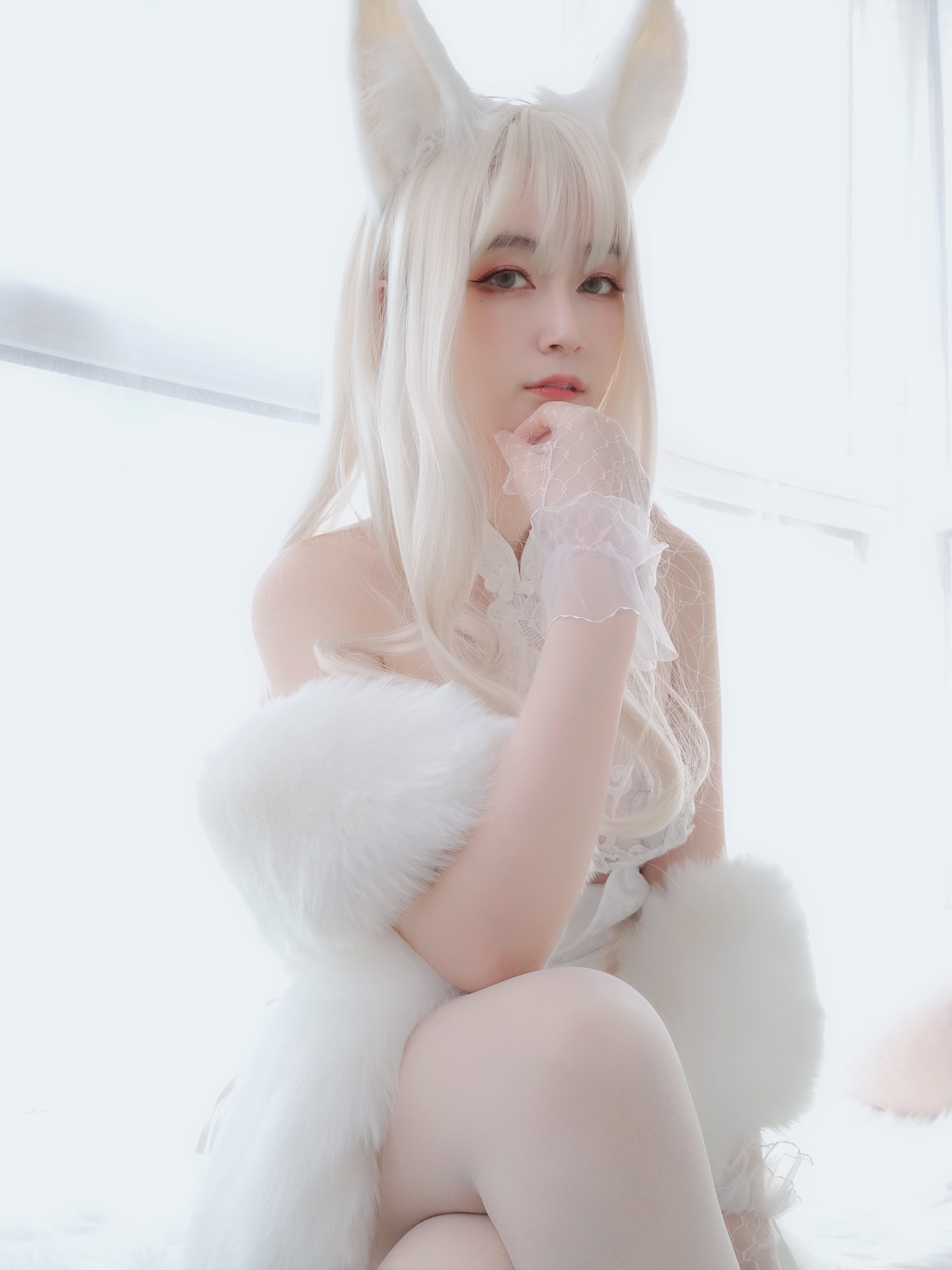 图片[9]-Coser小姐姐白银 NO.054 – 白兔[101P+6V683M]-六色网