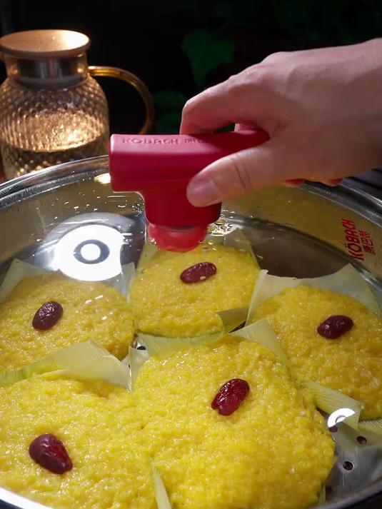 原汁原味的玉米浆饼真好吃天天吃也吃不够
