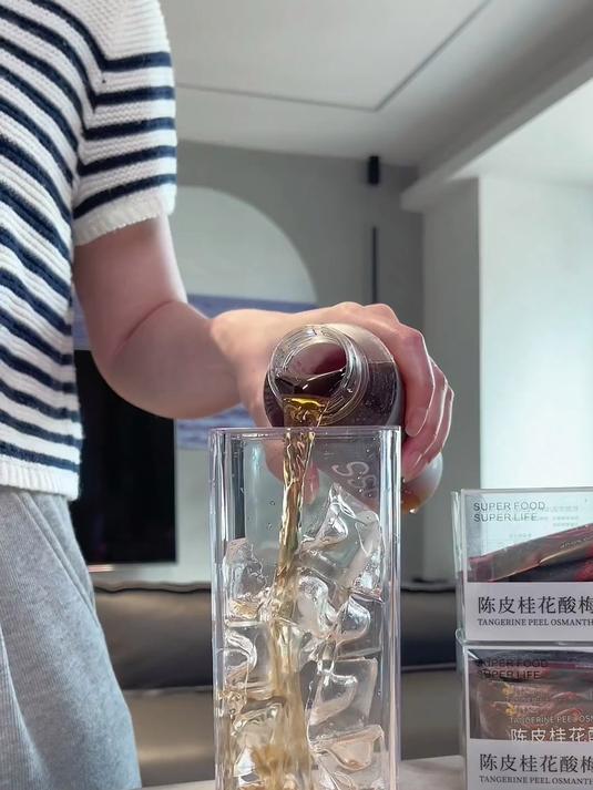 桂花陈皮酸梅汤 加了陈皮和桂花真的太惊艳了