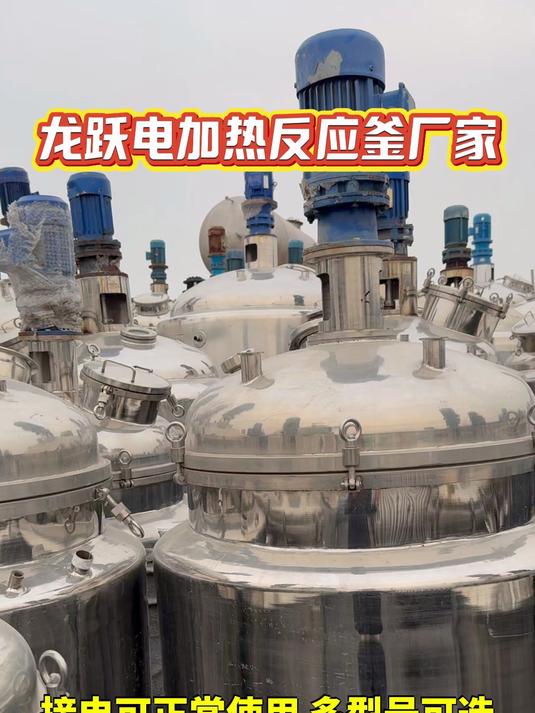 龙跃电加热反应釜厂家 接电可正常使用 多种型号可供选择